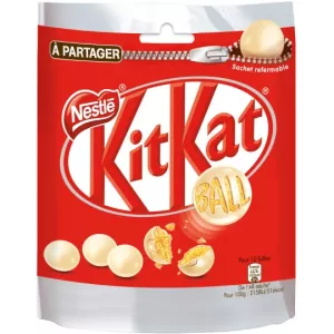 Зерновые сердечки из белого шоколада 250г - KITKAT