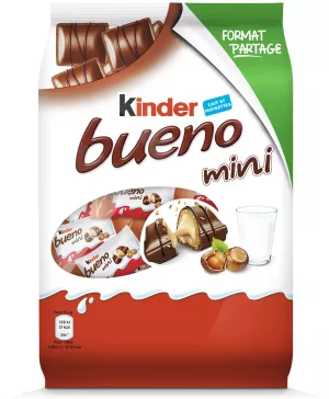 Bánh xốp socola sữa Kinder Bueno Mini -216g - KINDER