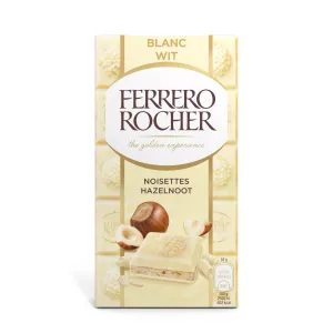 Ferrero Rocher White Hazelnut, 90g - FERRERO