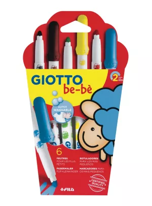 Etui 6 Feutres Giotto Bebe