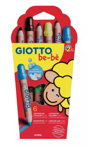 Etui 6 Crayons Bebe Tc