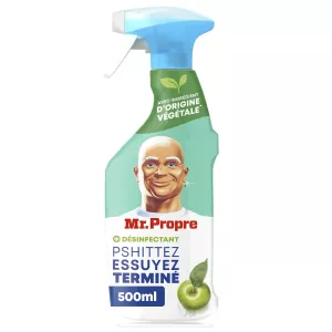 घरेलू क्लीनर बहुउद्देश्यीय कीटाणुनाशक एप्पल ब्लॉसम फ्लैश क्लीननेस 500 मि.ली - Mr Propre