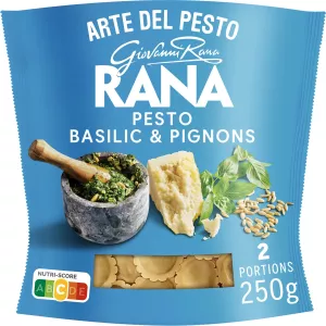 Pasta fresca ravioli pesto basilico e garba 250G - Rana