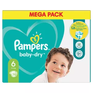 Pampers Bb Dry Mega T6x70