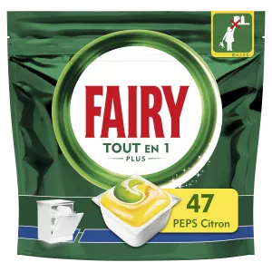 Tablette lave-vaisselle tout en 1 citron - FAIRY