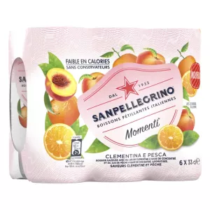 Gearomatiseerde gearomatiseerde water clementine vissen 6x33cl - SAN PELLEGRINO MOMENTI