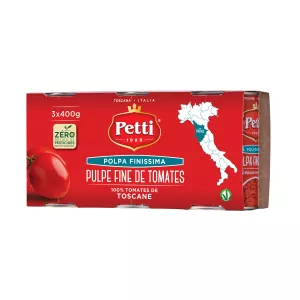 3x400g Fijne Tomatenpulp Srp