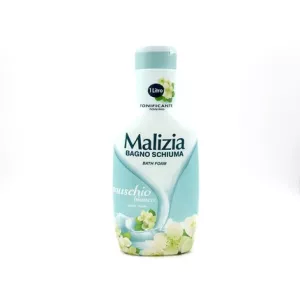 Bain moussant musc blanc 1000 ml - MALIZIA