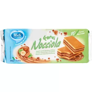 Génoise farci nocciola x10 280g - MIDI