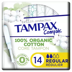 X14 TAMP CPK REG BIO COTT PROT - TAMPAX