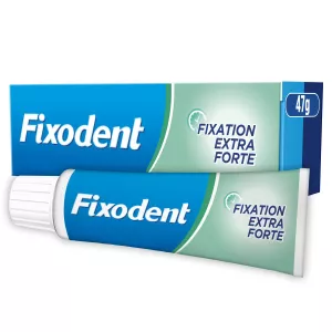 Crema Adhesiva Bucal Fijación Extra Fuerte Neutra 47g -fixodent