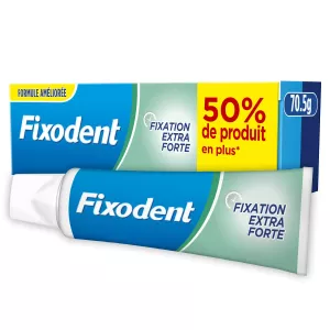 Crème Adhésive pour prothèses dentaires 70,5g - FIXODENT