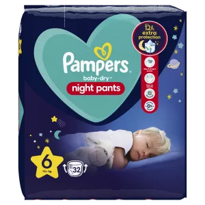 Pampers Bd Night Geant T6 X32