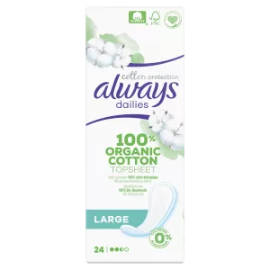 Protège Slip Coton Bio  X24 - ALWAYS