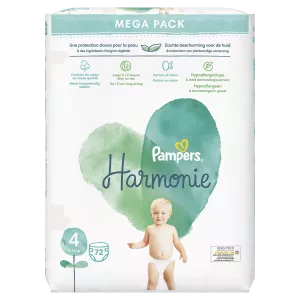Pampers Harmonie Mega T4 X72