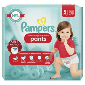 الأرائك - Culottes Bébé Premium Protection Taille 5, 31- PAMPERS