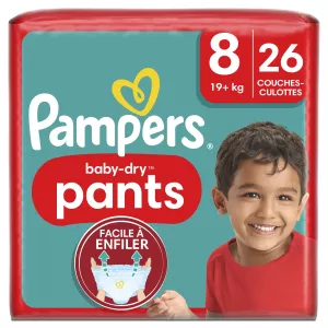 Divani Pantaloni Baby-dry T8 (+19 Kg) X26 - PAMPERS