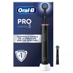 Электрическая зубная щетка Pro 3 3000 Cross Action, черная - Oral B