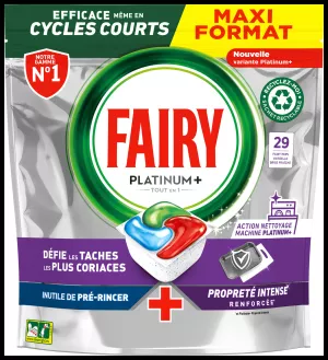 Máy rửa chén dạng viên Intense Clean Platinum+ All in 1 Fresh Breeze, 22 - FAIRY