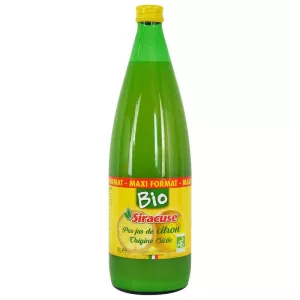 Pure Organic Lemon Juice 1l - SIRACUSE