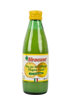 Jugo de limón puro, 25CL - SIRACUSE