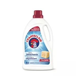 Lessive liquide Ultra Détachante au Savon de Marseille 1,8L - CHANTECLAIR