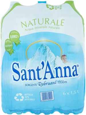 Água mineral natural 6x1,5L - SANT' ANNA
