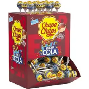 Caja Expositor 150 Piruletas Cola - CHUPA CHUPS