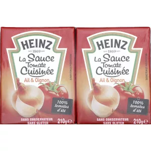 पकाया हुआ टमाटर सॉस, 2x210g - HEINZ