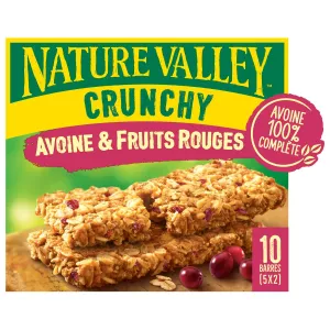 Crunchy Oat And Red Fruit Cereal Bars 5x2 bars 210g - Nature Valley