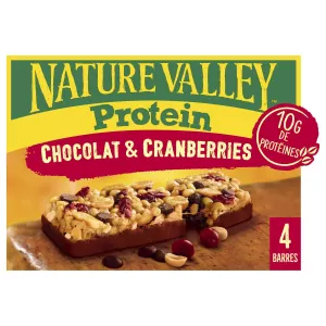 Barrette proteiche di cereali al cioccolato e mirtillo rosso 140g - Nature Valley