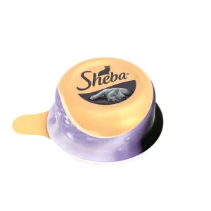 Pâtée pour chat thon crevettes roses 80g - SHEBA