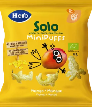 Snack Mini Puff Mangue Bio 5x18g HERO