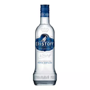 Vodka di puro grano tripla distillata, 37,5°, bottiglia da 1l, ERISTOFF