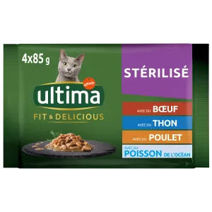 Ultima Chat Ste Boeuf 4x85g