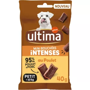 Snack Mini Cho Chó Mini Chicken Pleasure Bites 40g - Ultima