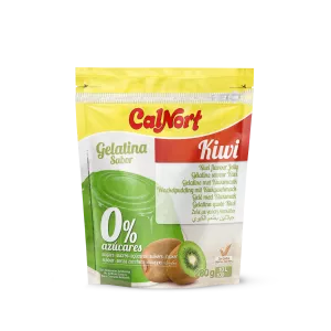 Suikervrije Gelatine Kiwi Smaak 280 G - CALNORT