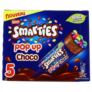Glaces pop up choco x5 - SMARTIES
