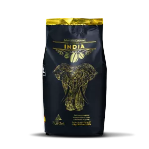 Café tostado en grano Gourmet India Selección 1 Kg - BURDET