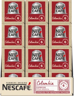 哥伦比亚胶囊咖啡厅浓缩咖啡； x10； 53克 - NESCAFE