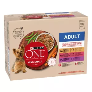 Patê Para Cães Adultos Com Carne, Frango E Cordeiro 10x85g - Purina