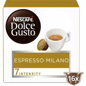 Café capsules Compatible Dolce Gusto espresso Milano intensité 7 x16 -NESCAFE DOLCE GUSTO