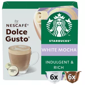 Cápsula Café Dolce Gusto Moca Blanco X12 - Starbucks