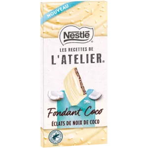 Barra de Chocolate Branco e Fondant Receitas de Leite de Coco da Oficina 130g - NESTLÉ