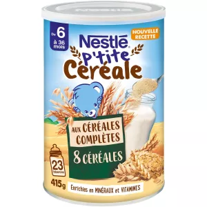 P'tite Céréale aux 8 céréales dès 6 mois 415g - NESTLE