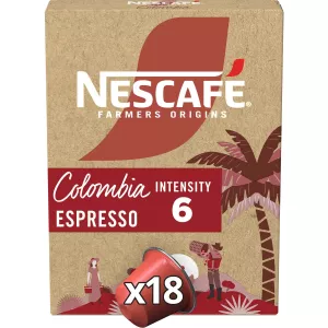 Capsule di caffè espresso Colombia forza 6 X18 - Nescafe