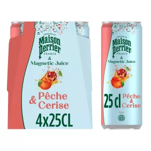 Gaser drinken Drink Cherry 4x25Cl. - MAISON PERRIER & MAGNETIC JUICE