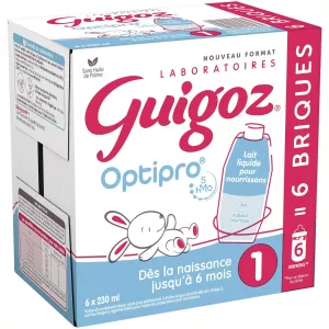 6x230ml Guigoz Optipro 1er Umri - GUIGOZ