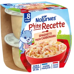 ベビースパゲッティ カルボナーラ風皿 2x200g - NESTLE