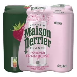 6x33cl, но Perrier Raspberry - MAISON PERRIER